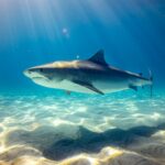 black shark underwater photo